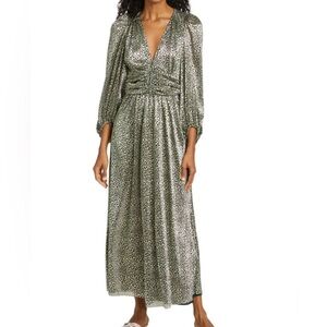 ba&sh Metallic Leopard Dress